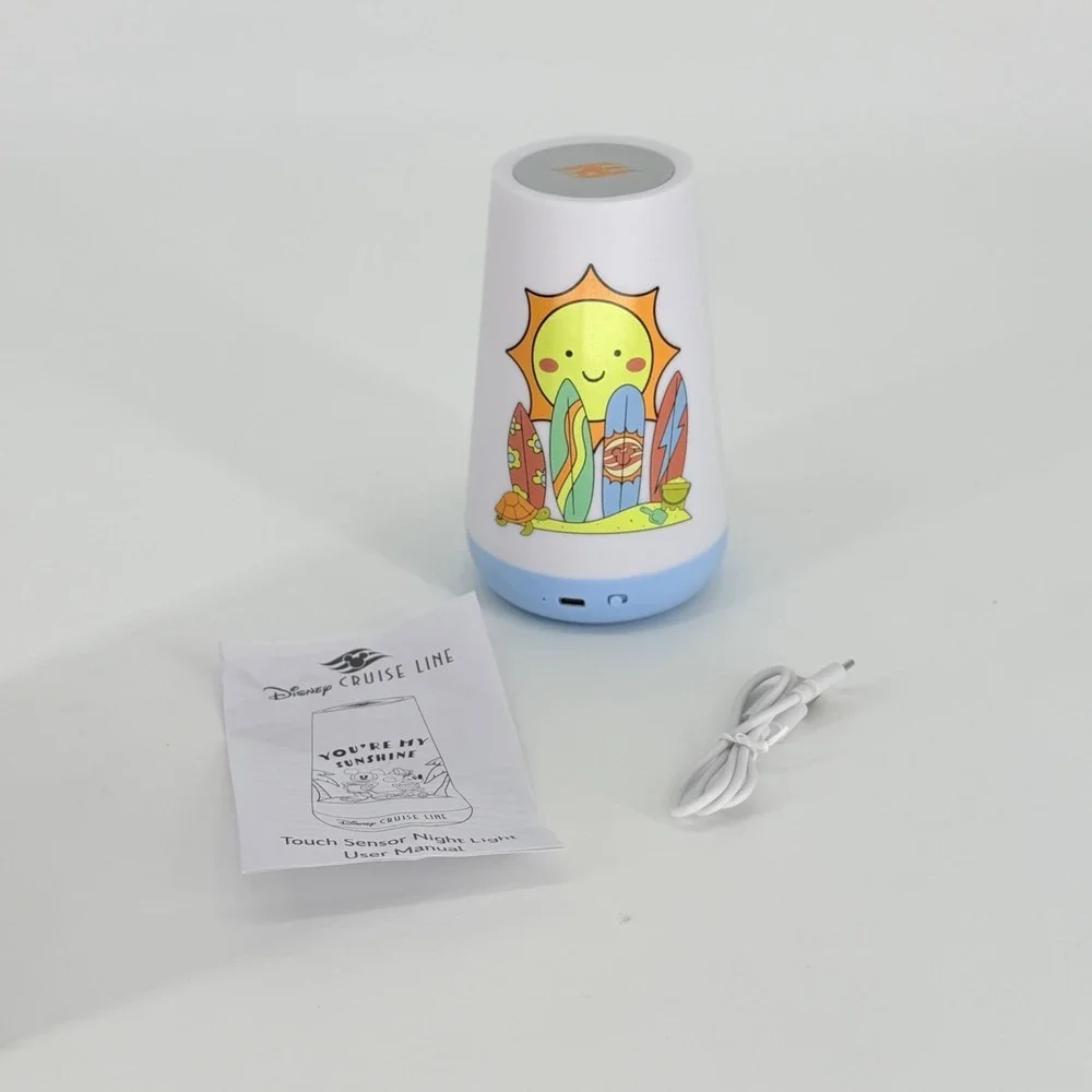 Disney Cruise Line Touch Sensor Night Light‎ You're My Sunshine Mickey Minnie